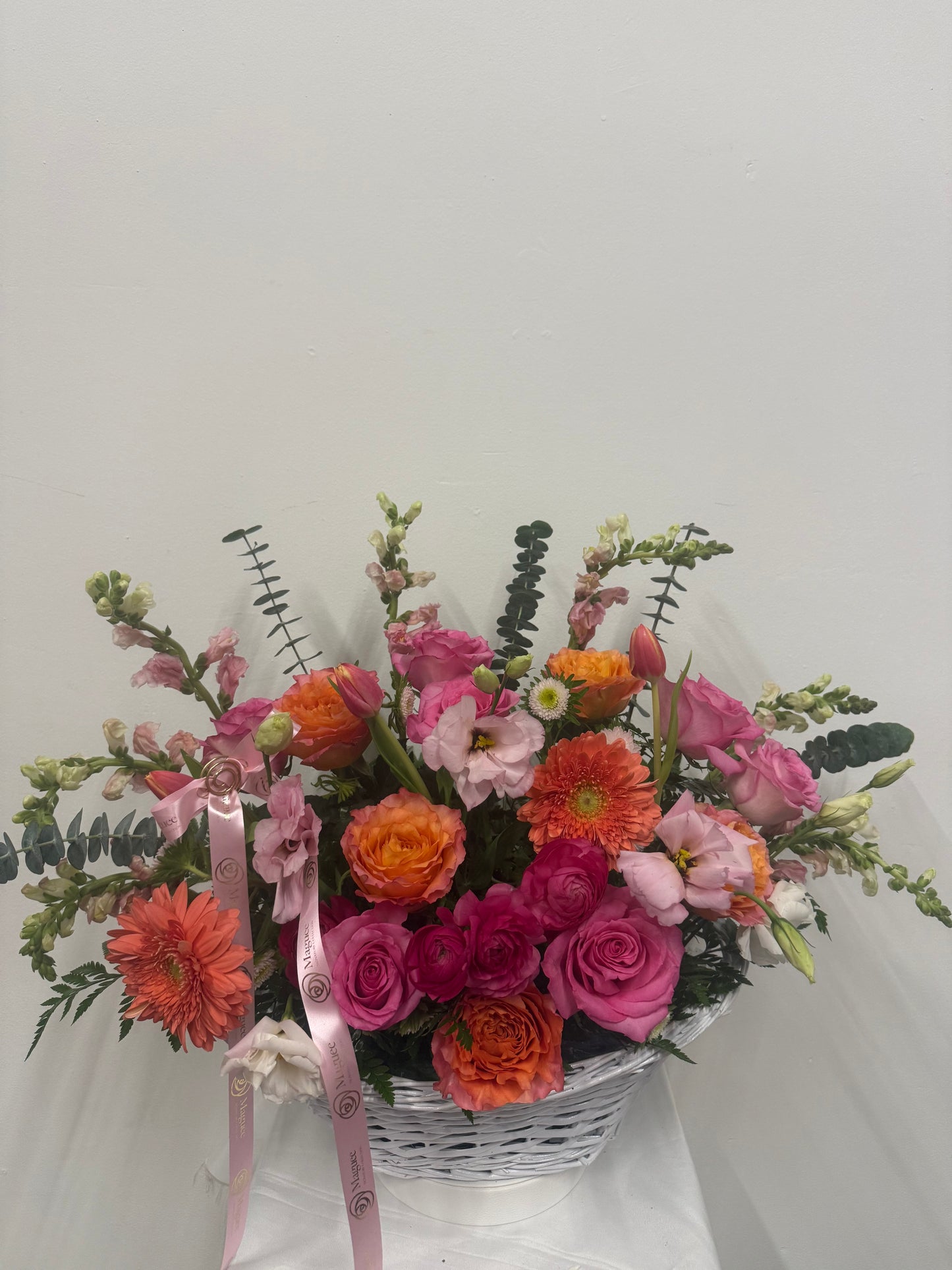 Mauve Bloom Ceramic Vase