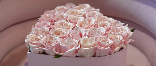 Fresh Luxury Roses – Heart Box