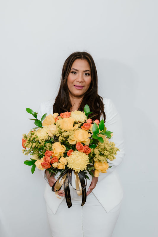 Blush Garden Vase – Signature Arrangement