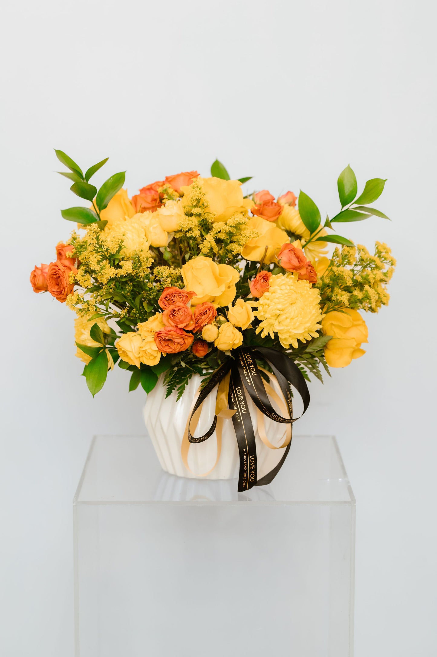 Blush Garden Vase – Signature Arrangement