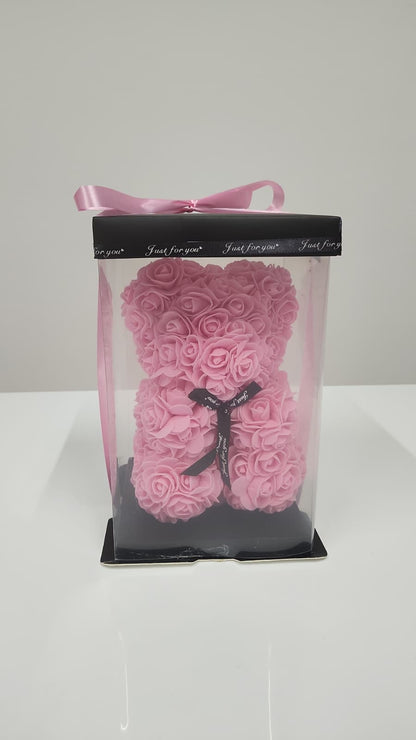 Preserved Luxury Rose Bear
