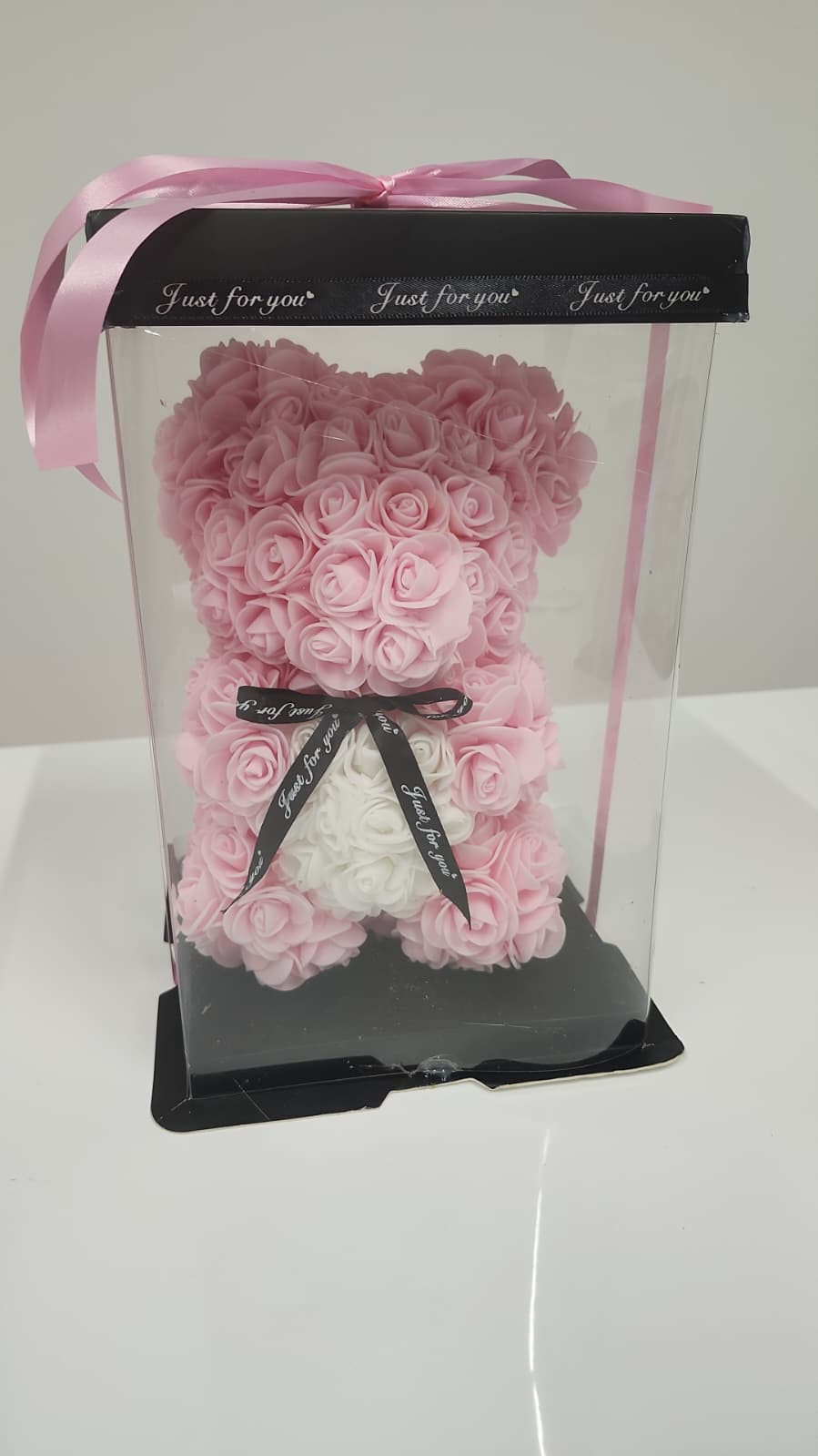 Preserved Luxury Rose Bear