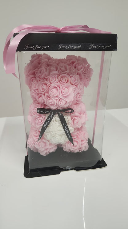 Preserved Luxury Rose Bear