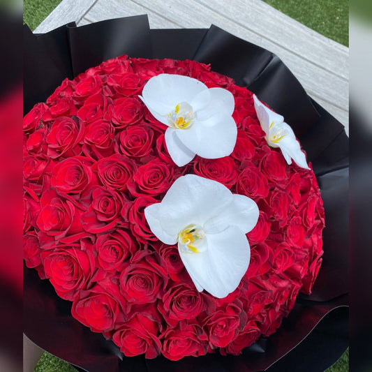 Rose & Orchid Hat Box