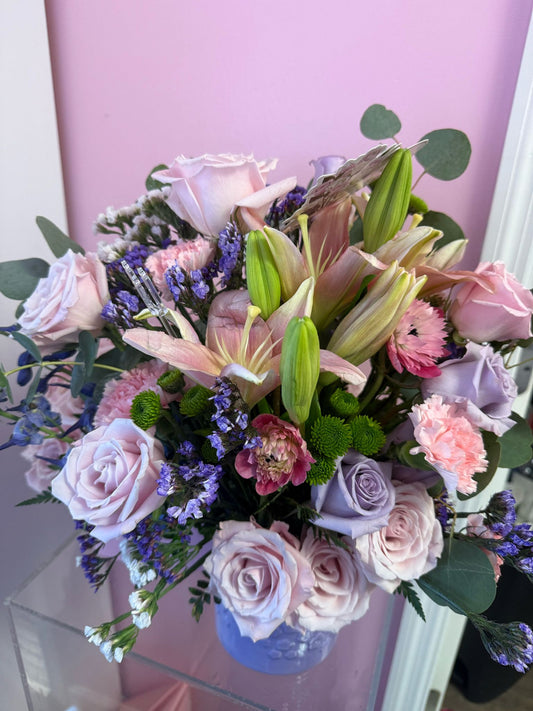 Mauve Bloom Box