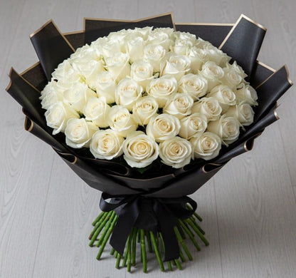 Luxury Long Stem Rose Bouquet – Ramo Buchón
