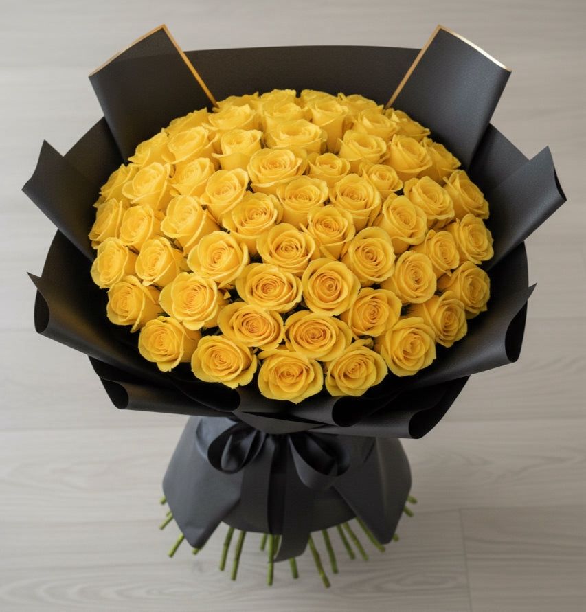 Luxury Long Stem Rose Bouquet – Ramo Buchón
