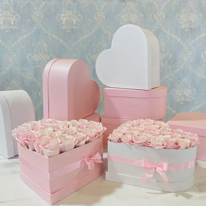 Fresh Luxury Roses – Heart Box