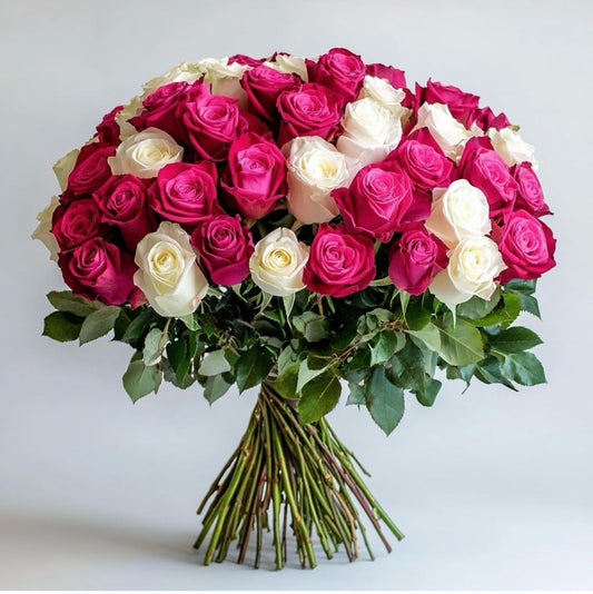 Signature Long Stem Duo-Tone Roses