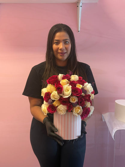 Two-Tone Keepsake Box Collection: Roses