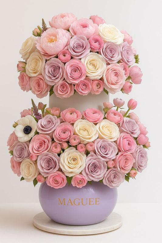 Signature Luxury Double-Tier Vase