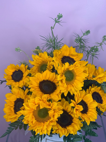 Sunflower Vase Arrangement